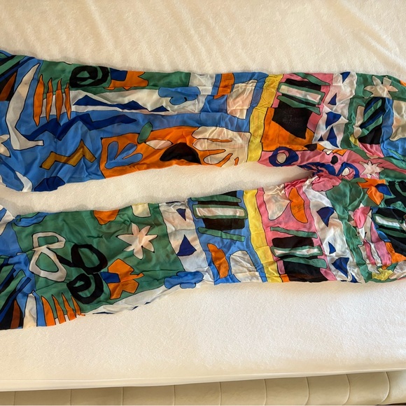 Zara Multicolor Abstract Pattern Pants - Picture 5 of 5